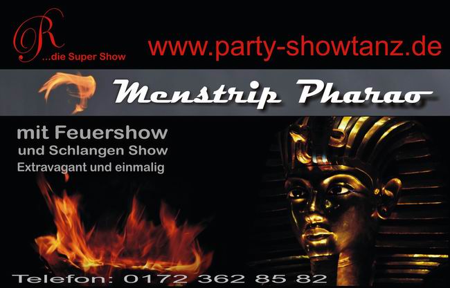 Menstrip Pharaonen Show aus Th�ringen